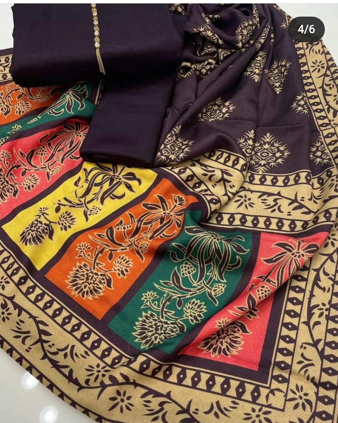 WINTER SILK DIGITAL PRINTED 3-PIECE - DP#51